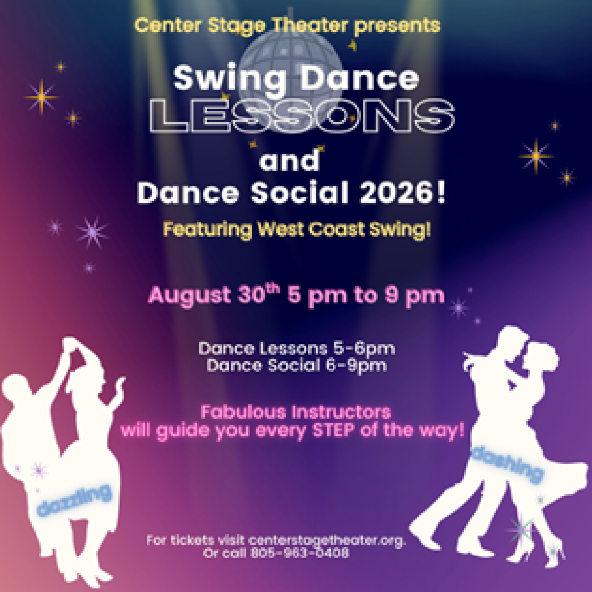 Swing Dance Lessons and Dance Social