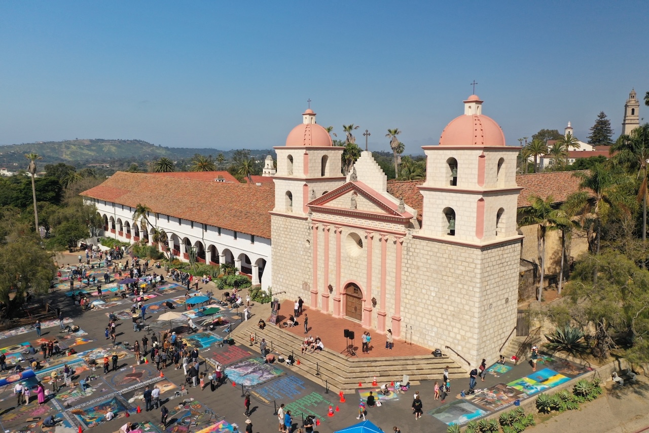 Old Mission Santa Barbara Image -