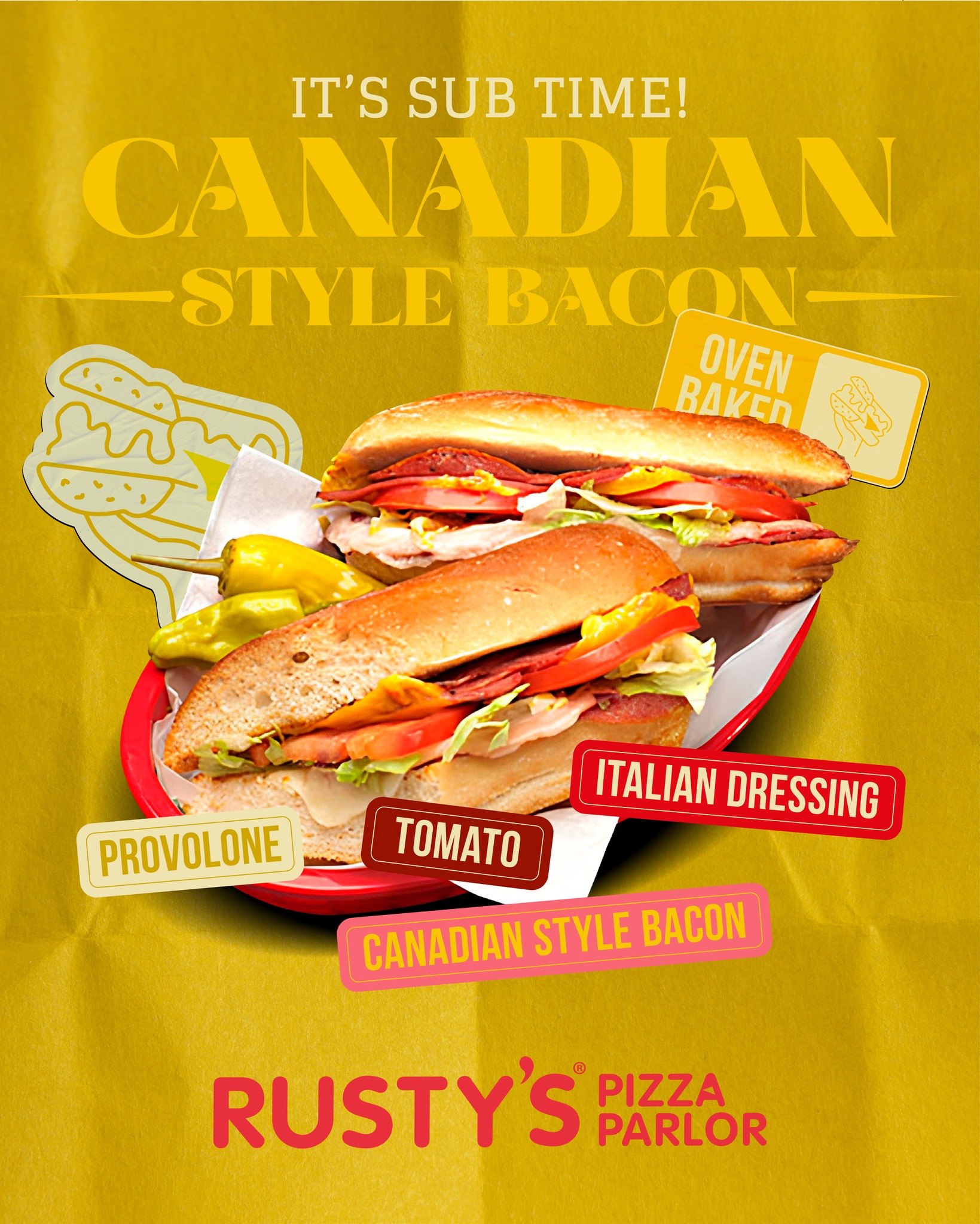 Rusty's Delivers to the Beach Ad