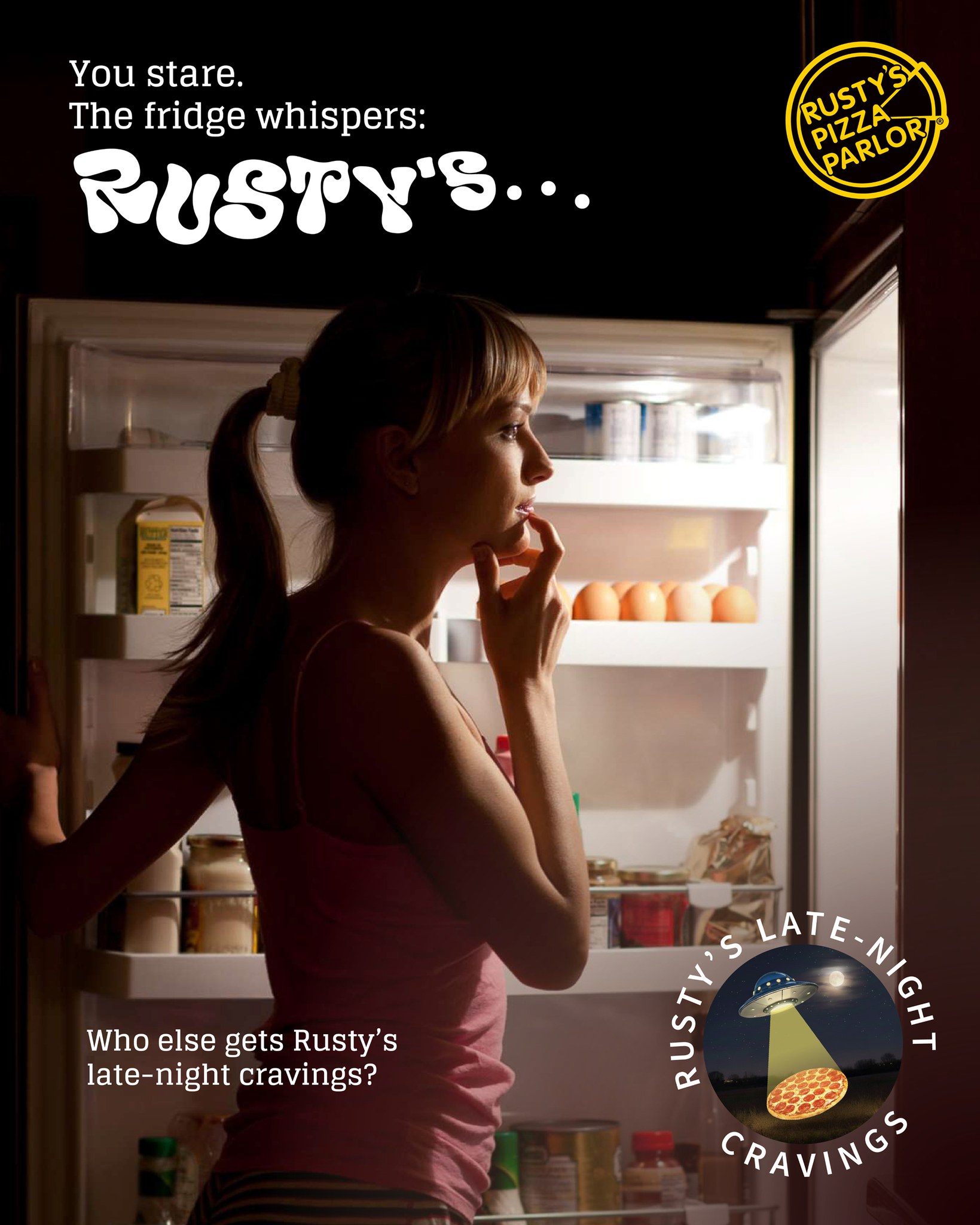 Rusty's Delivers to the Beach Ad