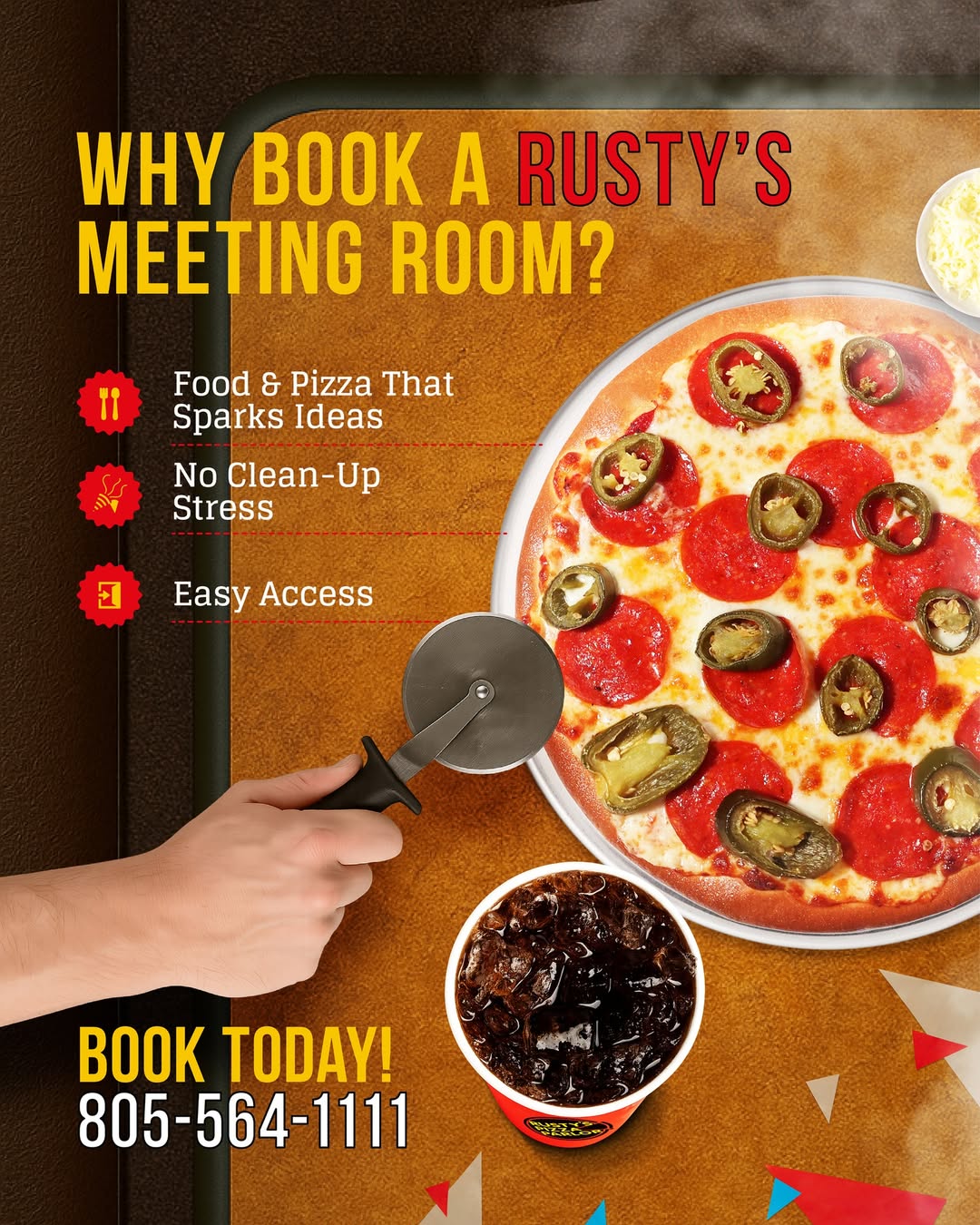 Rusty's Delivers to the Beach Ad