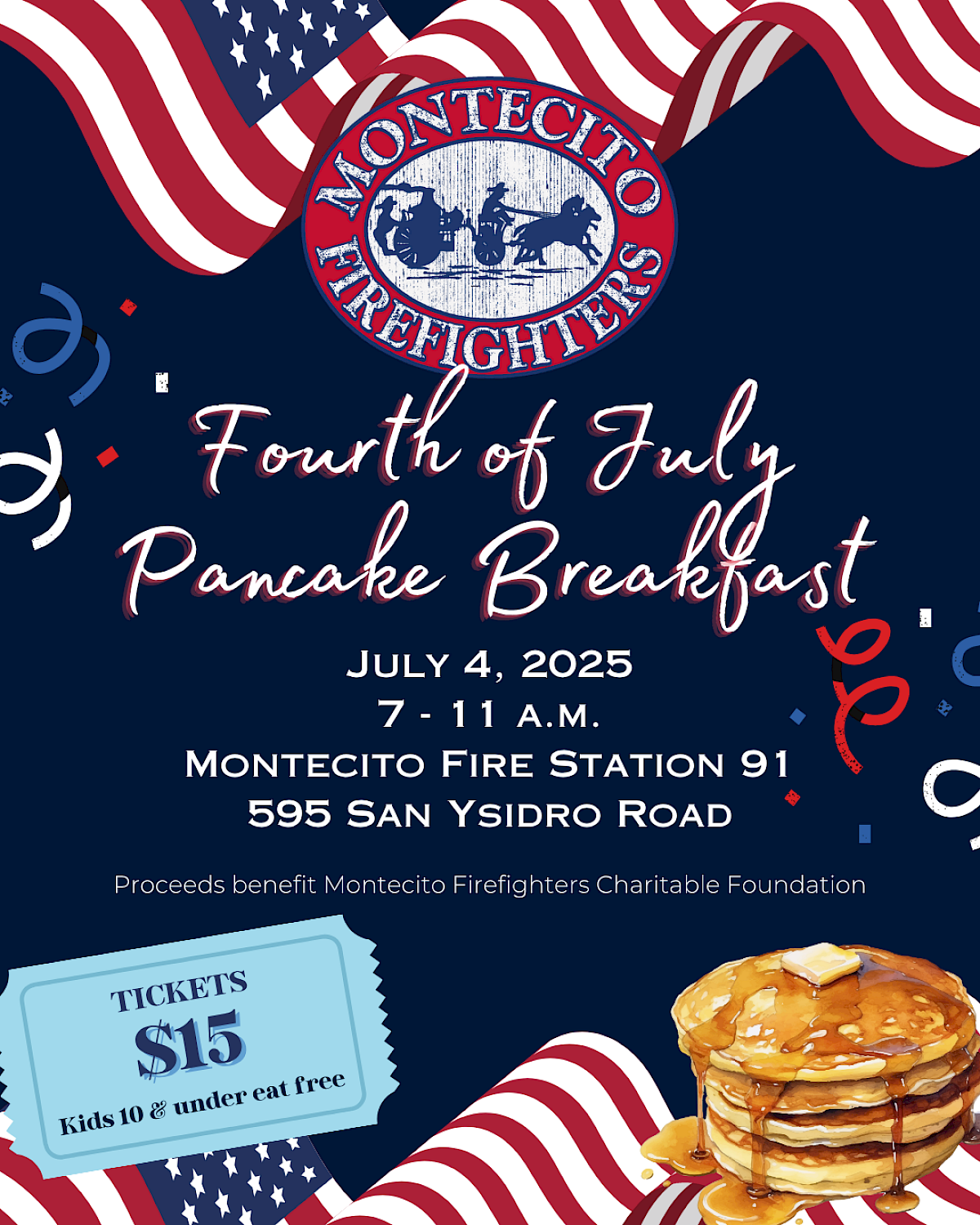 Fourth of July Pancake Breakfast