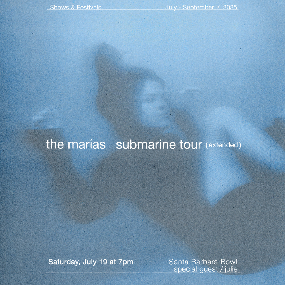 The Marías Submarine Tour Image