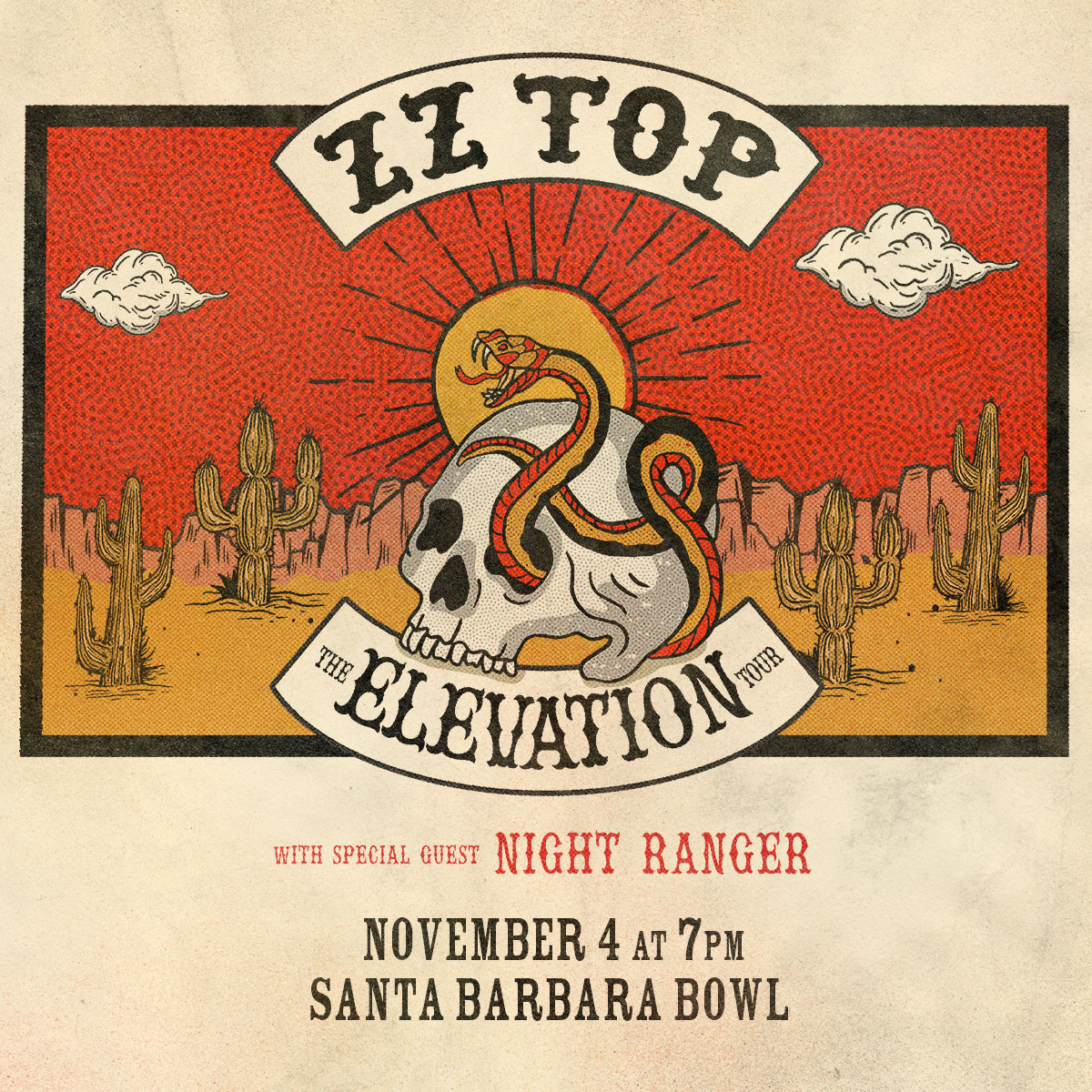 ZZ Top: The Elevation Tour Image