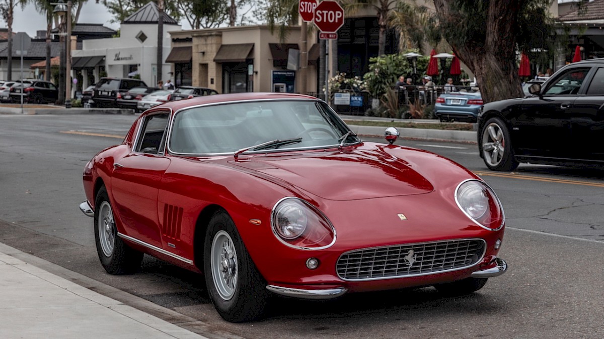 Vintage Cars & Surfboards on Coast Village
