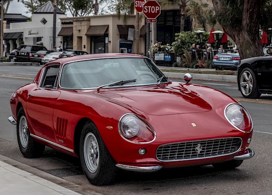 Vintage Cars & Surfboards on Coast Village