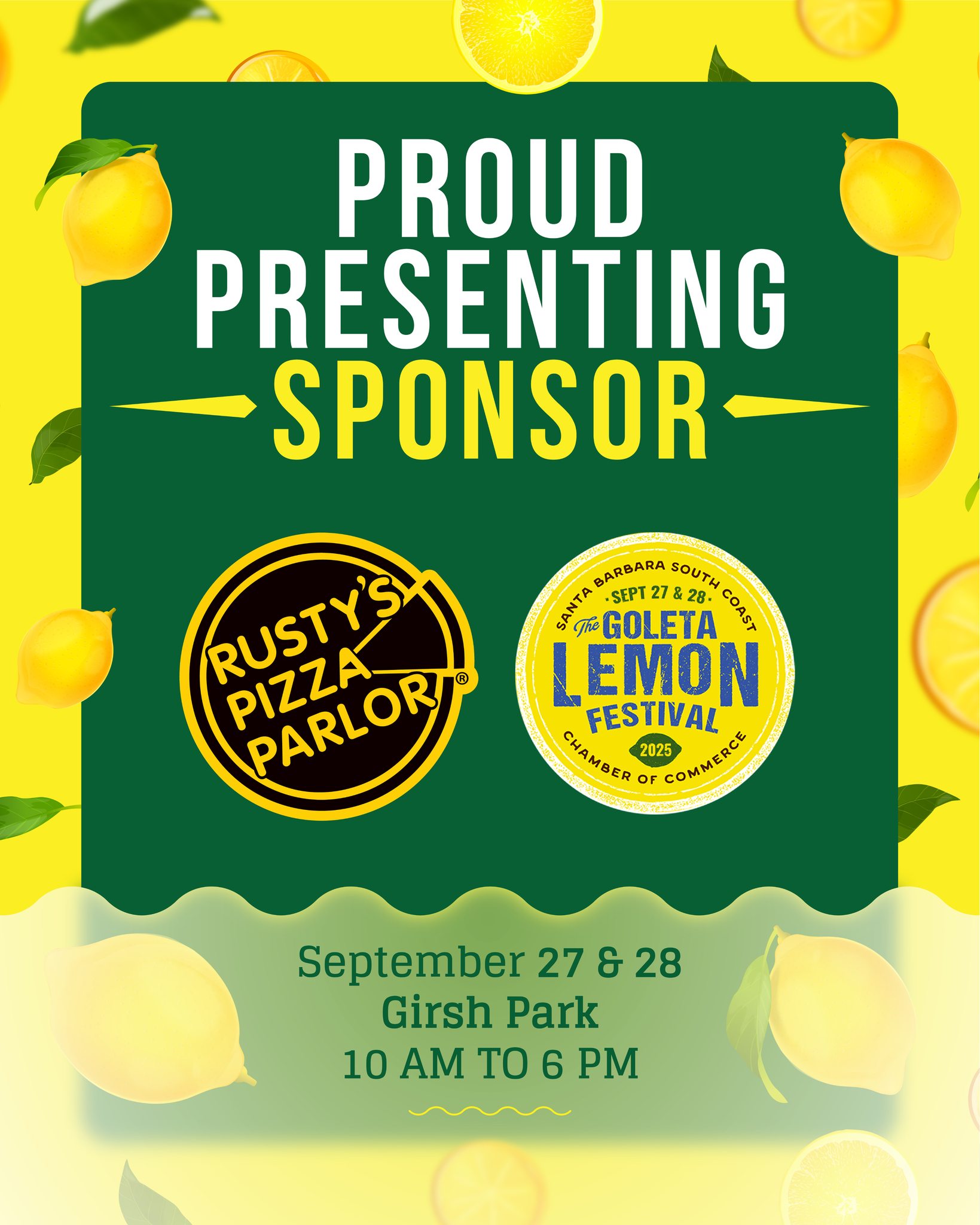 Rustys Lemon Festival - September 2025 Ad