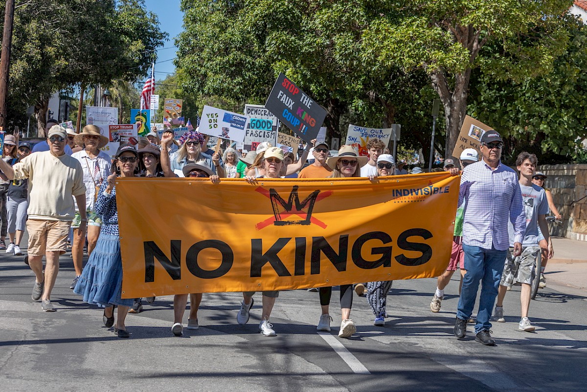 No Kings Protest Take Place Throughout Southern California