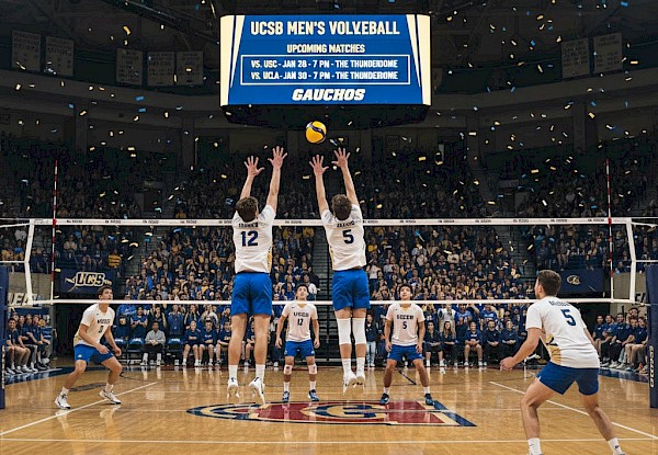 UCSB Men's Volleyball vs Harvard University
