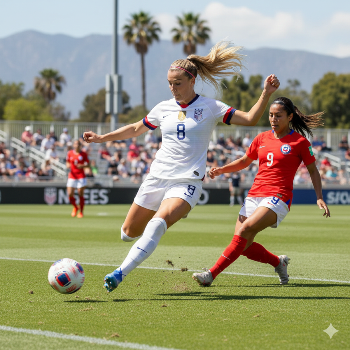 U.S. Women's National Soccer Team vs Chile
