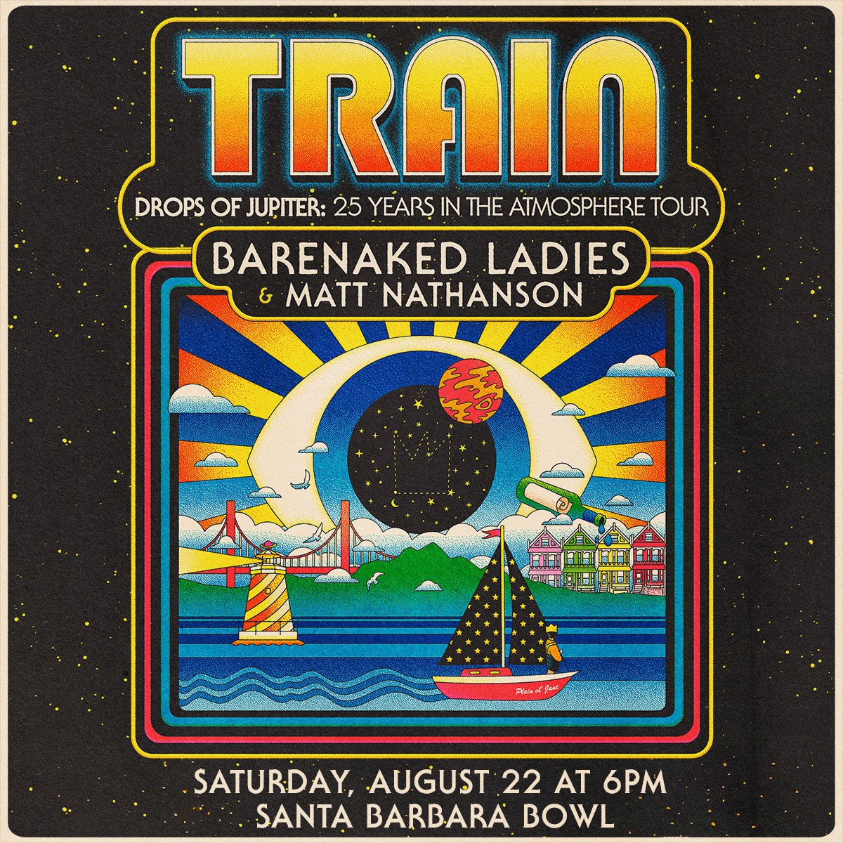Train Drops of Jupiter: 25 years in the Atmosphere Tour